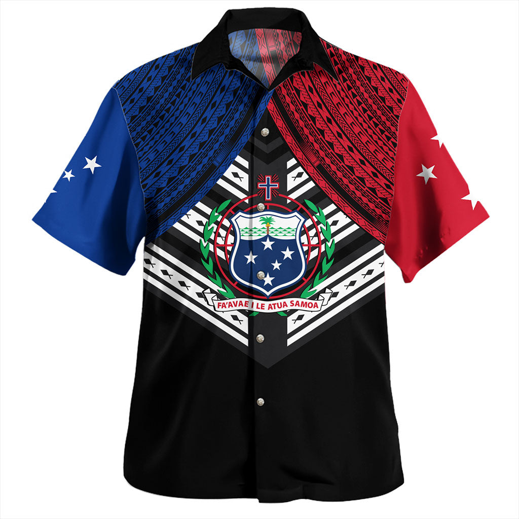 Samoa Hawaiian Shirt Tribal Pacific Design