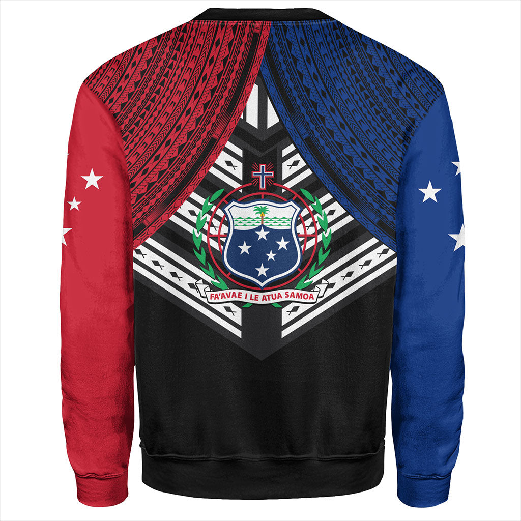Samoa Sweatshirt Tribal Pacific Design