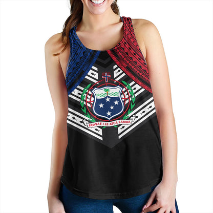 Samoa Women Tank Tribal Pacific Design