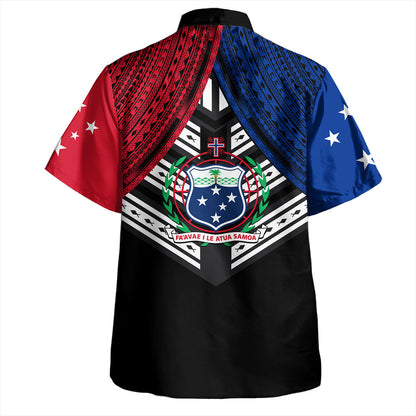 Samoa Hawaiian Shirt Tribal Pacific Design