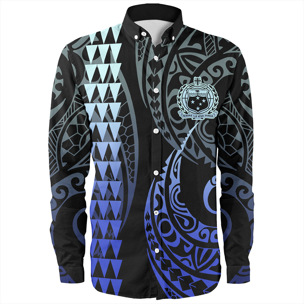 Samoa Long Sleeve Shirt Kakau Style