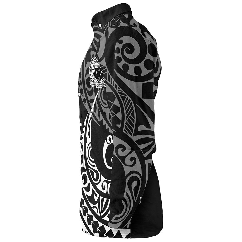 Samoa Long Sleeve Shirt Kakau Style Ver.1