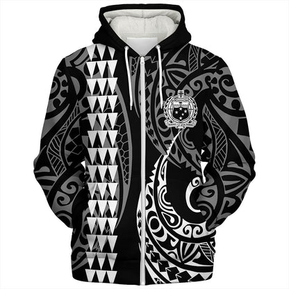 Samoa Sherpa Hoodie Kakau Style Ver.1