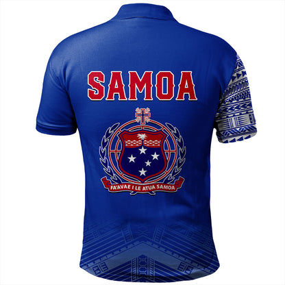 Samoa Polo Shirt Coat Of Arms Tattoo Roman Reigns