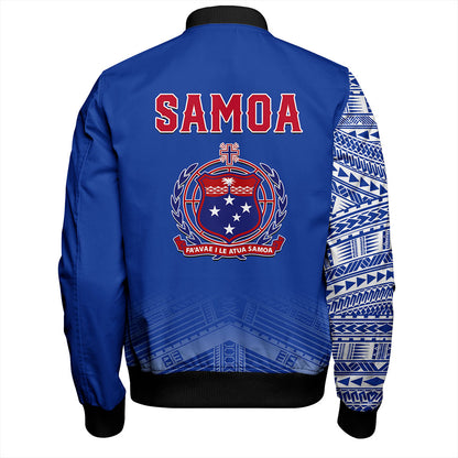 Samoa Bomber Jacket Coat Of Arms Tattoo Roman Reigns