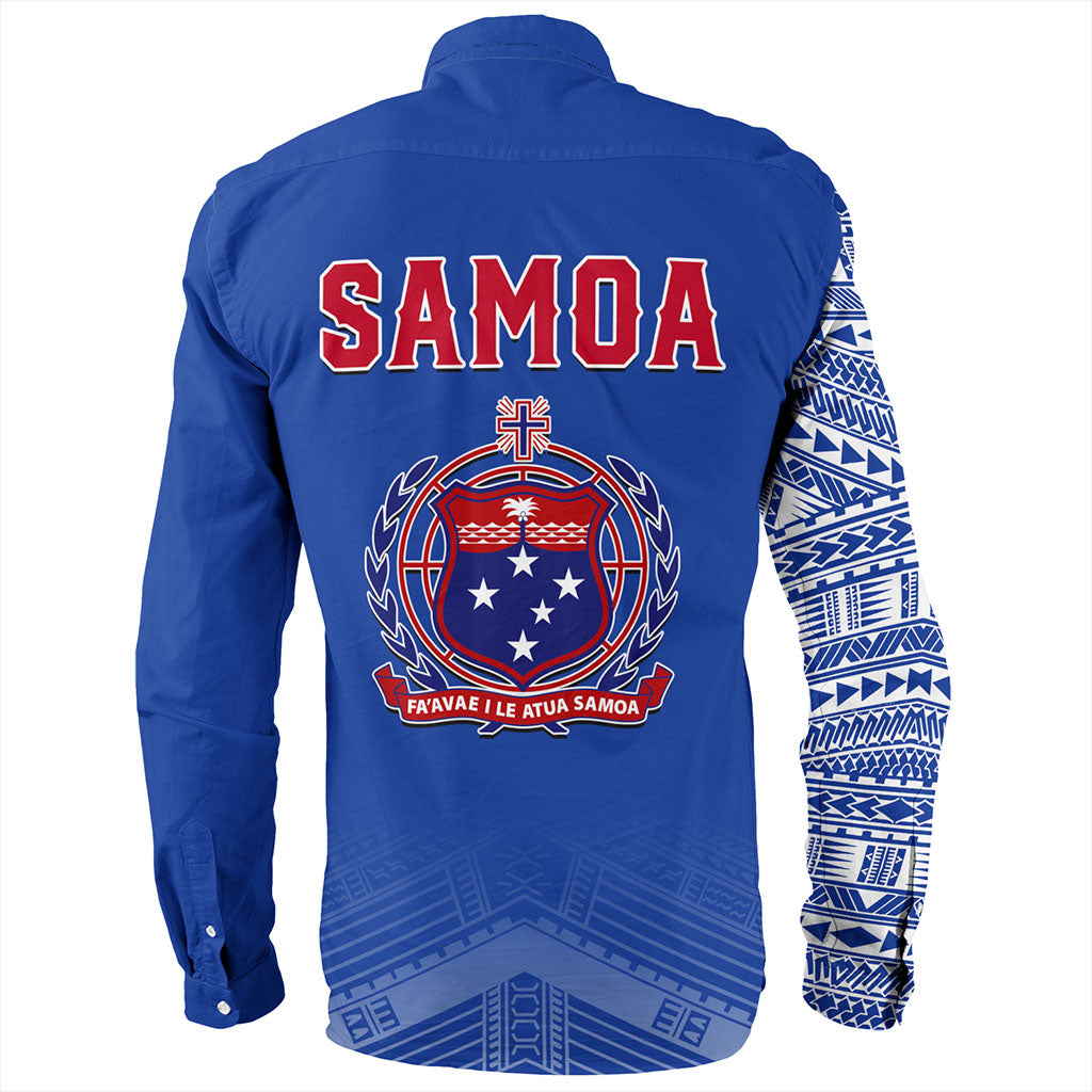 Samoa Long Sleeve Shirt Coat Of Arms Tattoo Roman Reigns