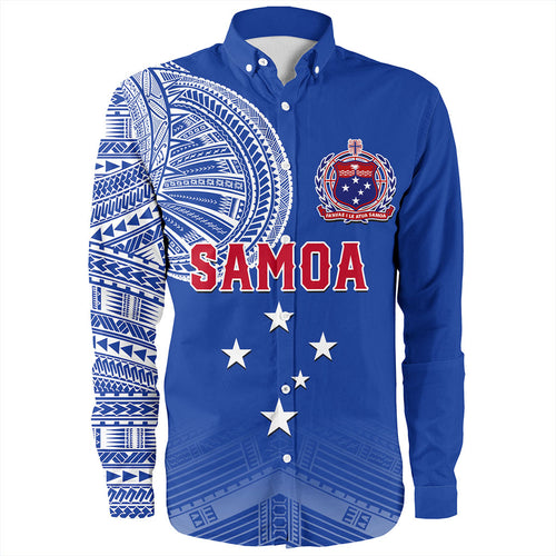Samoa Long Sleeve Shirt Coat Of Arms Tattoo Roman Reigns