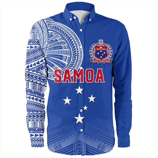 Samoa Long Sleeve Shirt Coat Of Arms Tattoo Roman Reigns