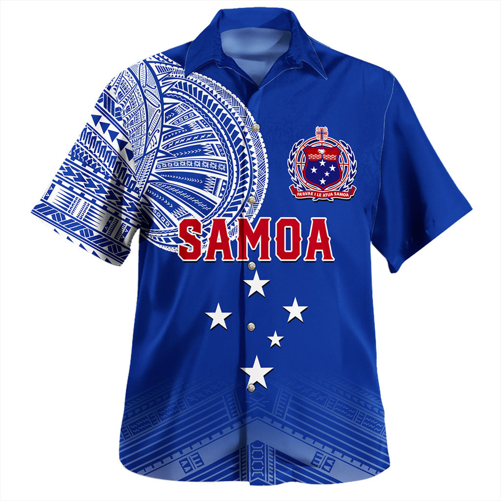 Samoa Hawaiian Shirt Coat Of Arms Tattoo Roman Reigns