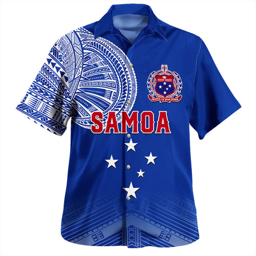 Samoa Hawaiian Shirt Coat Of Arms Tattoo Roman Reigns