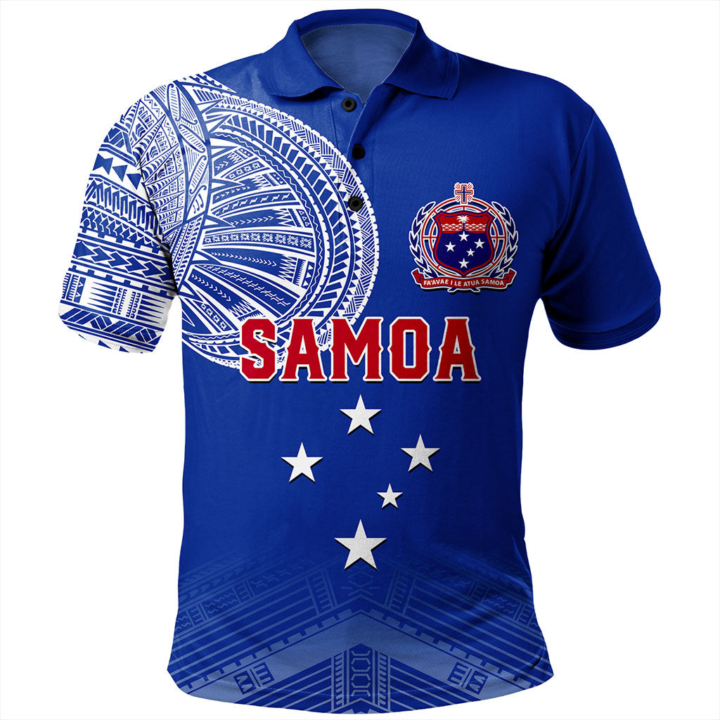 Samoa Polo Shirt Coat Of Arms Tattoo Roman Reigns