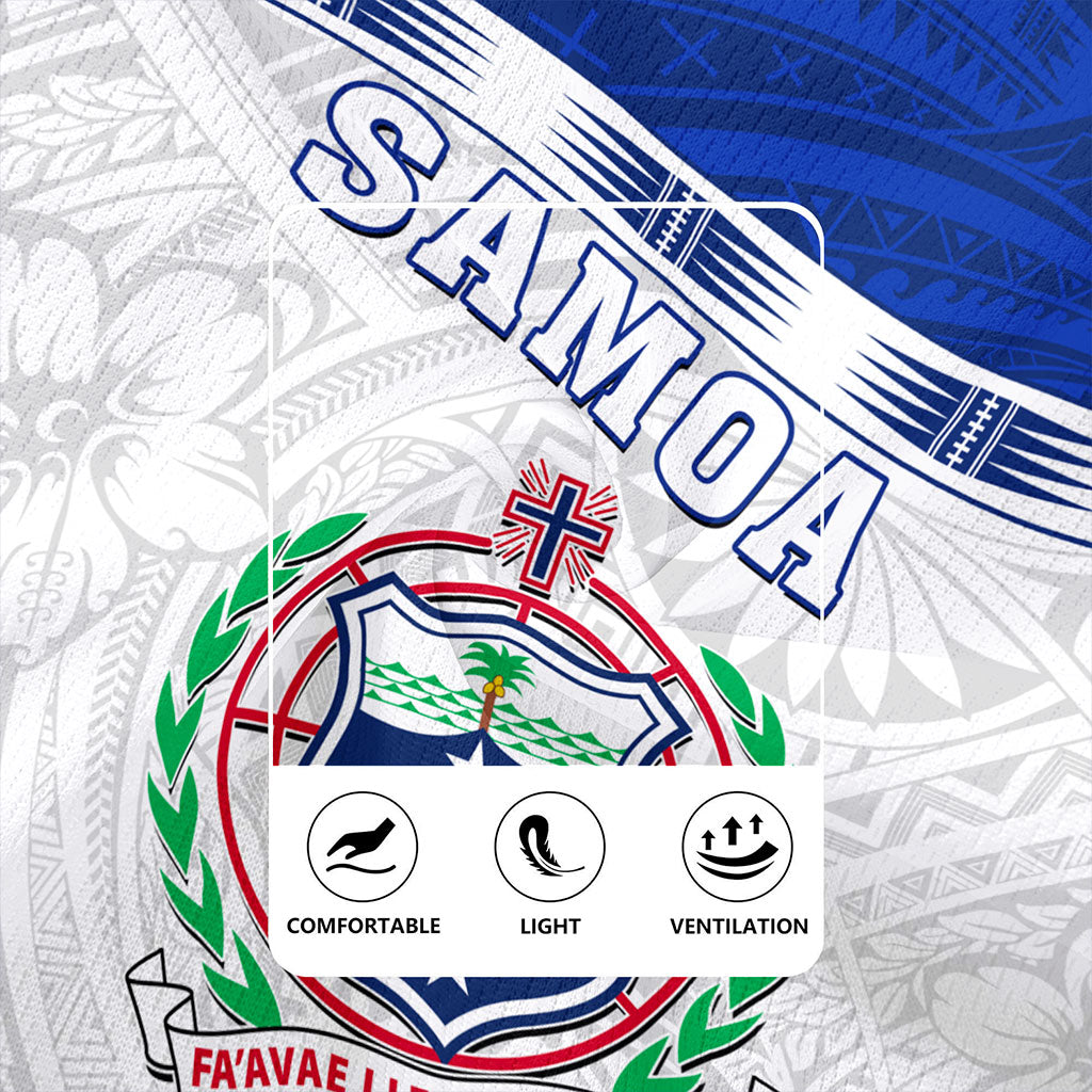 Samoa Rugby Jersey Coat Of Arms Tribal