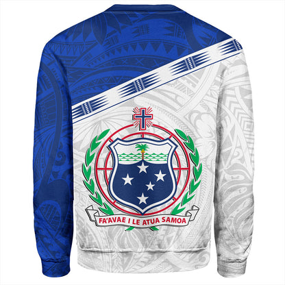 Samoa Sweatshirt Coat Of Arms Tribal