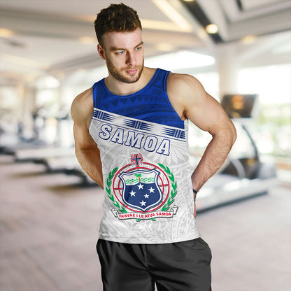 Samoa Tank Top Coat Of Arms Tribal