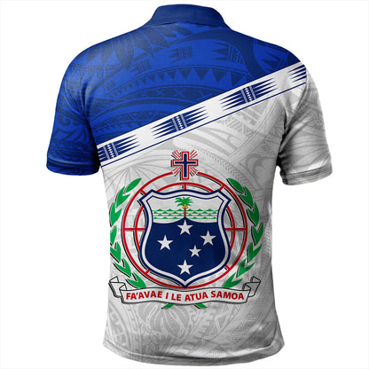 Samoa Polo Shirt Coat Of Arms Tribal