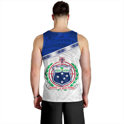 Samoa Tank Top Coat Of Arms Tribal
