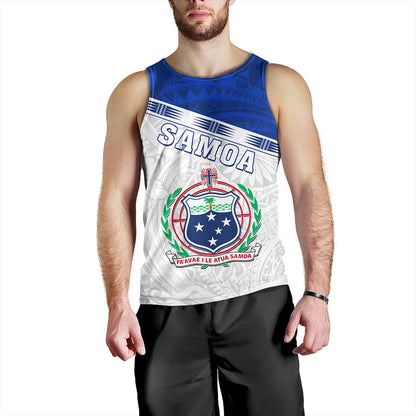 Samoa Tank Top Coat Of Arms Tribal