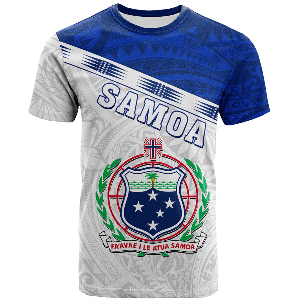 Samoa T-Shirt Coat Of Arms Tribal