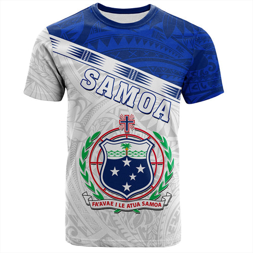 Samoa T-Shirt Coat Of Arms Tribal