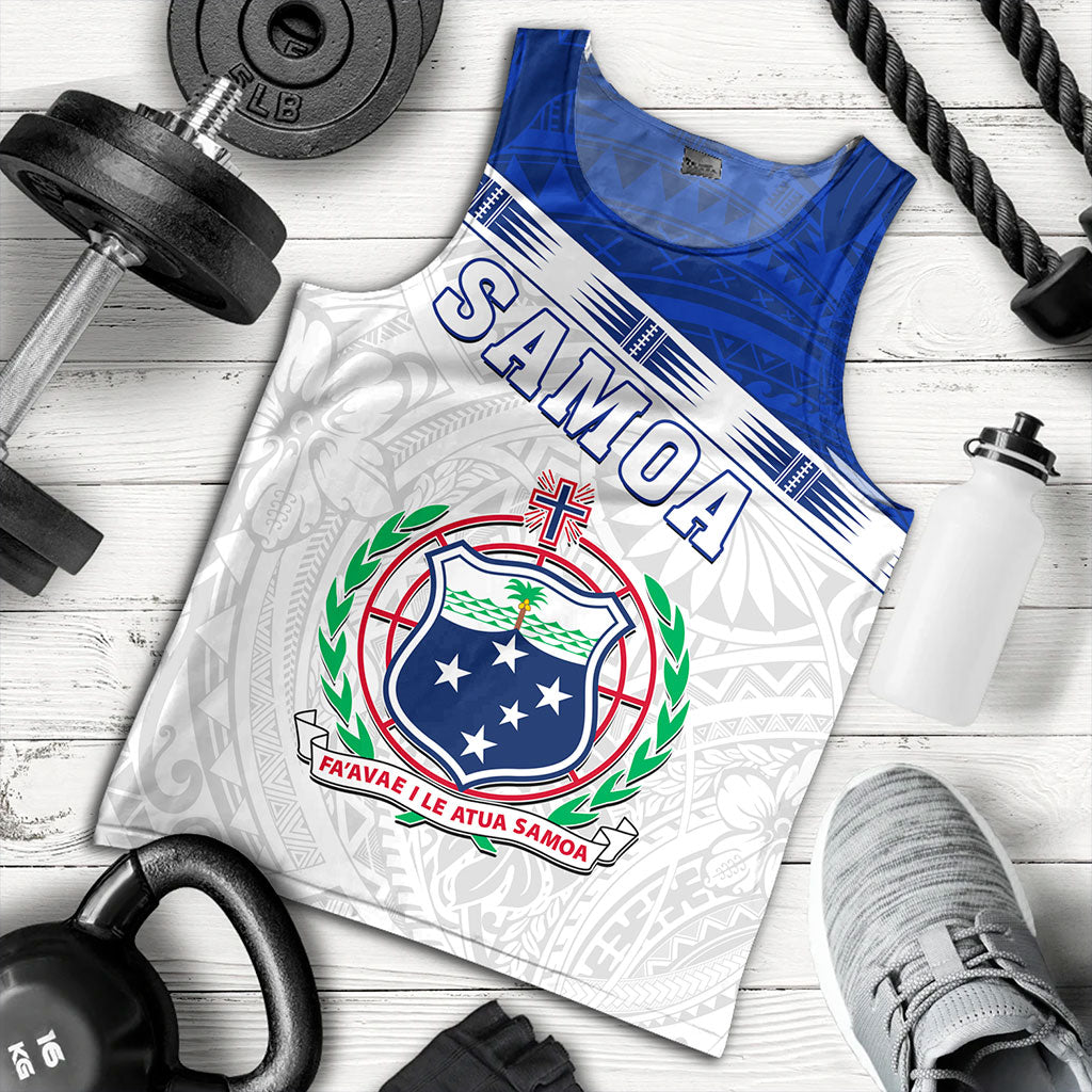 Samoa Tank Top Coat Of Arms Tribal