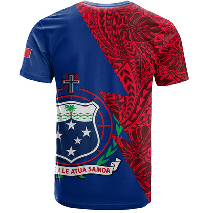 Samoa Custom Personalised T-Shirt Flash Style