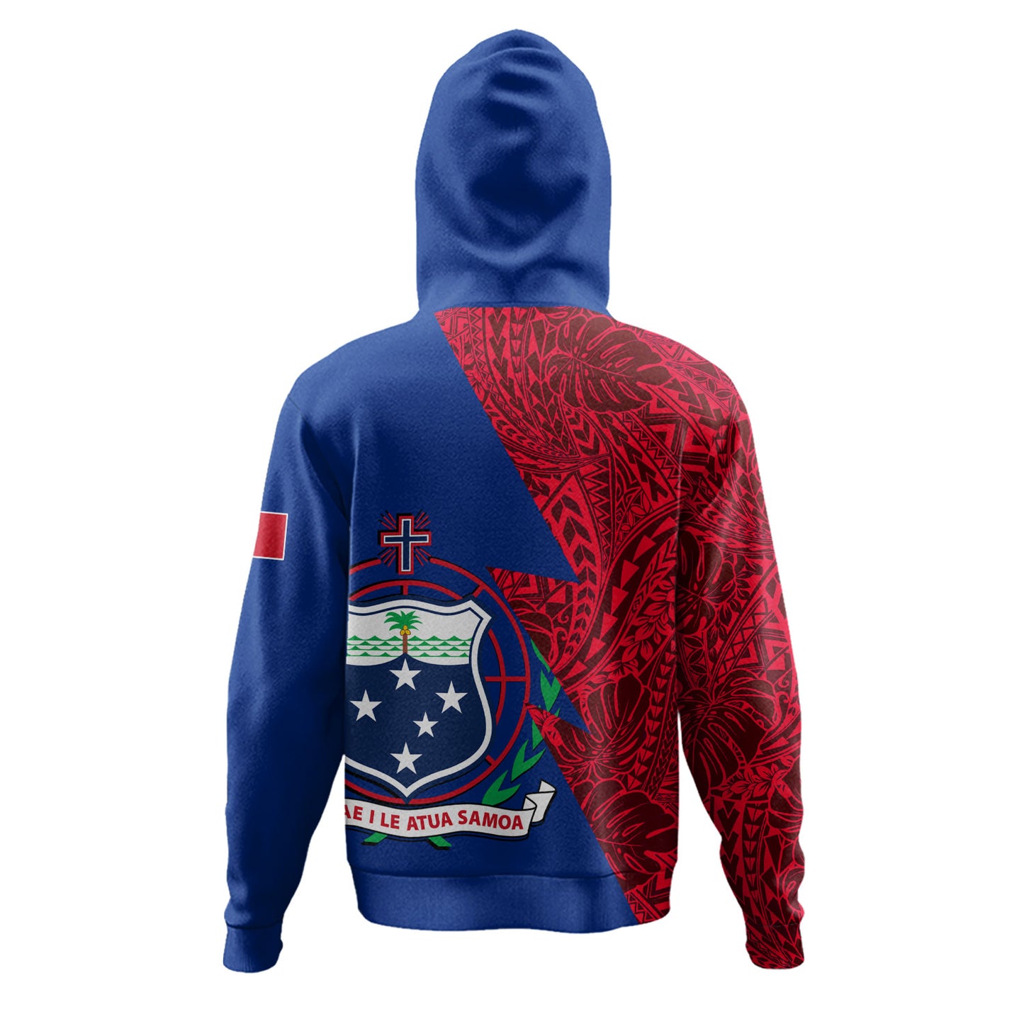 Samoa Custom Personalised Hoodie Flash Style