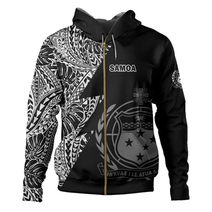 Samoa Custom Personalised Hoodie Flash Style