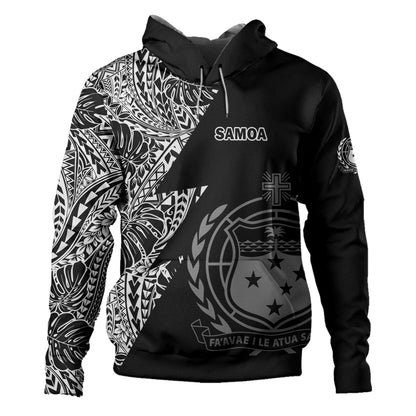 Samoa Custom Personalised Hoodie Flash Style
