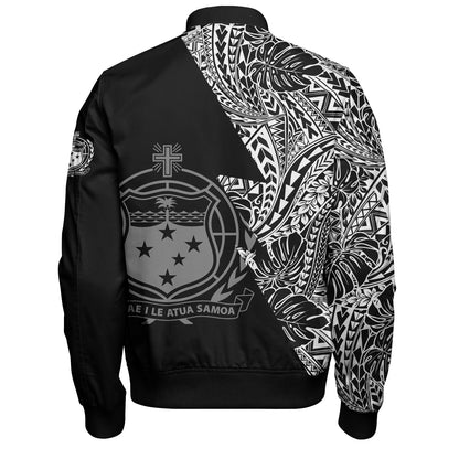 Samoa Custom Personalised Bomber Jacket Flash Style