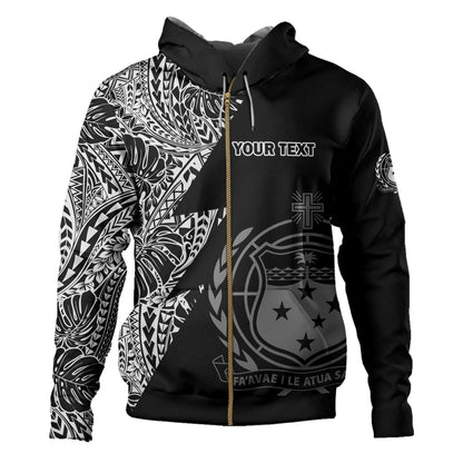 Samoa Custom Personalised Hoodie Flash Style