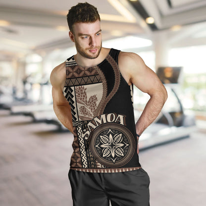 Samoa Tank Top Custom Samoan Siapo Motif Classic Style