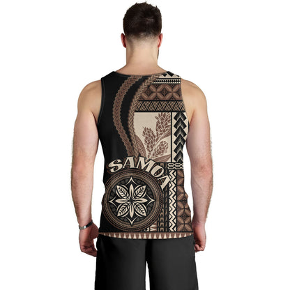 Samoa Tank Top Custom Samoan Siapo Motif Classic Style