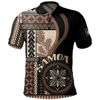 Samoa Polo Shirt Custom Samoan Siapo Motif Classic Style