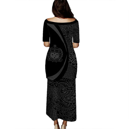 Samoa Puletasi Coat Of Arms Lauhala Circle Style