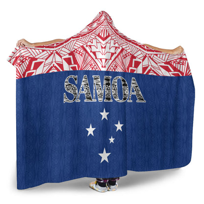 Samoa Hooded Blanket - Polynesian Design
