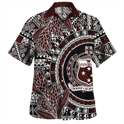 Samoa Hawaiian Shirt Masi Dobby Special Design