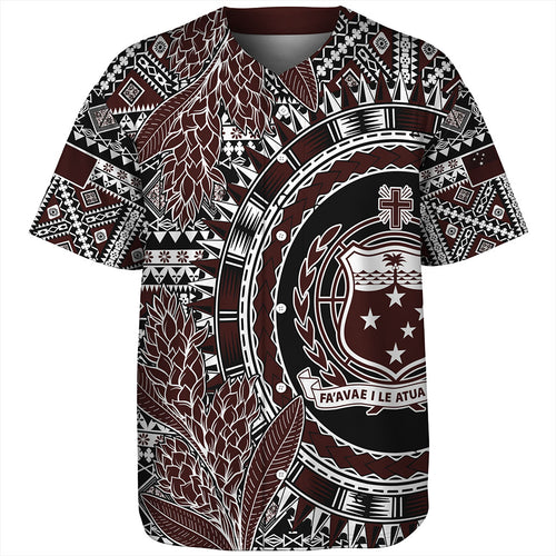 Samoa Baseball Shirt Masi Dobby Special Design