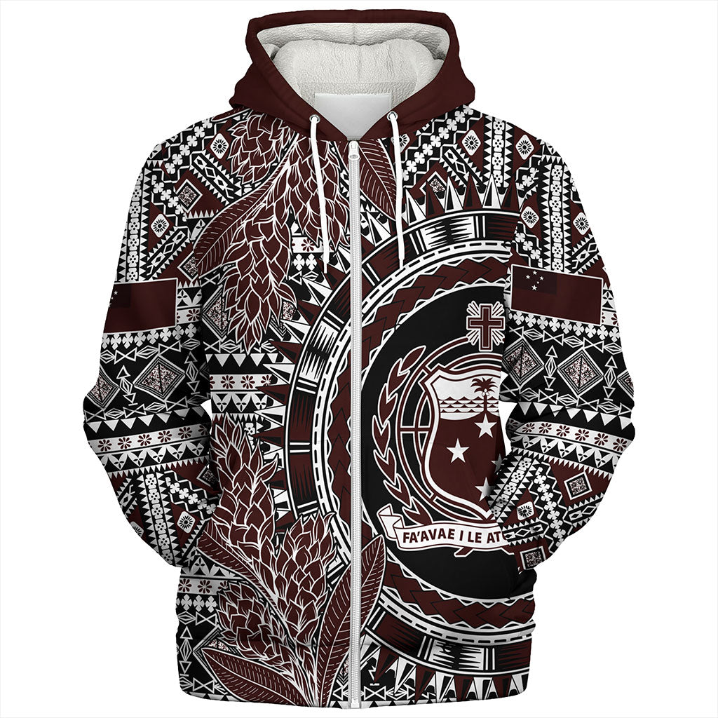 Samoa Sherpa Hoodie Masi Dobby Special Design