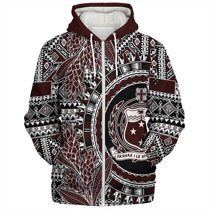 Samoa Sherpa Hoodie Masi Dobby Special Design