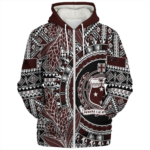 Samoa Sherpa Hoodie Masi Dobby Special Design