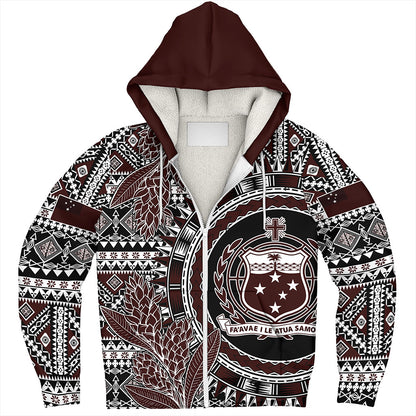 Samoa Sherpa Hoodie Masi Dobby Special Design