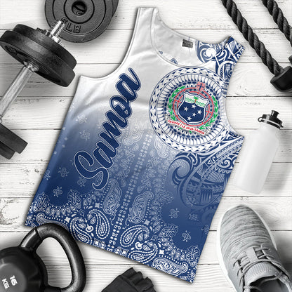 Samoa Tank Top Custom Pattern With Paisley Style