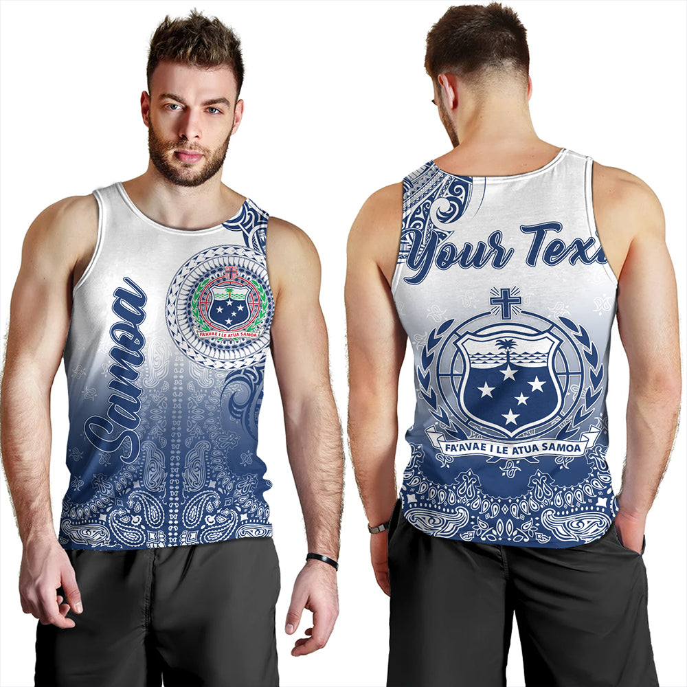 Samoa Tank Top Custom Pattern With Paisley Style
