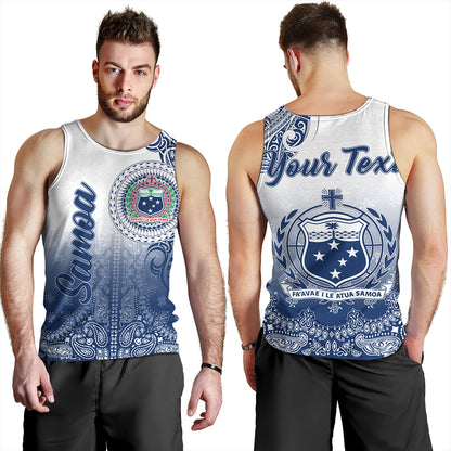 Samoa Tank Top Custom Pattern With Paisley Style