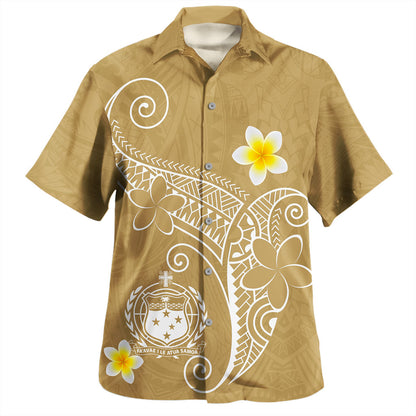 Samoa Hawaiian Shirt Polynesia Floral Tribal