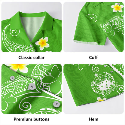 Samoa Hawaiian Shirt Polynesia Floral Tribal