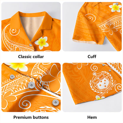 Samoa Hawaiian Shirt Polynesia Floral Tribal Ver.1
