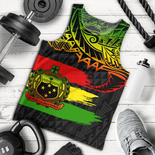 Samoa Tank Top Tribal Polynesian Grunge Reggae