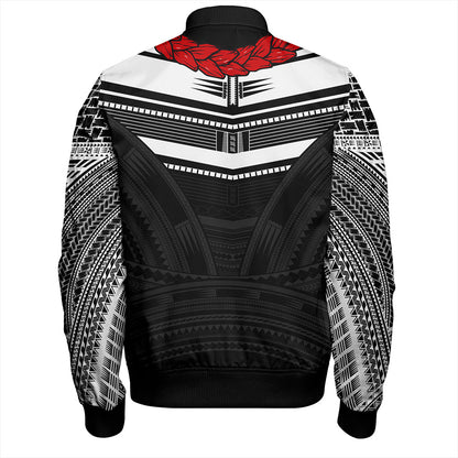 Samoa Bomber Jacket Ula Fala Tatau Design