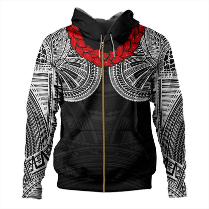 Samoa Hoodie Ula Fala Tatau Design